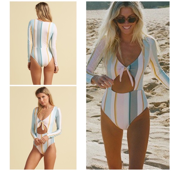 Billabong Other - Billabong X Salty Blonde Feelin Salty Bodysuit